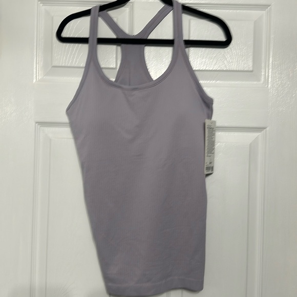 lululemon athletica Tops - LuLu razor back tank with build in bra size 12